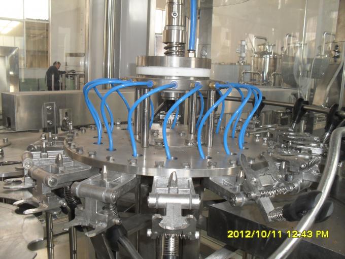 12kw Silver hot filling juice bottling machine With Pulp Frequency Control 1
