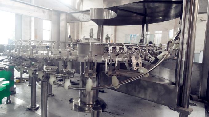PLC Kontrollü Meyve Suyu Şişesi Dolum Makinesi Paslanmaz Çelik SUS304 0
