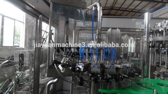 Gazlı içecek üretim hattı için meşrubat gaz su bira dolum makinası
