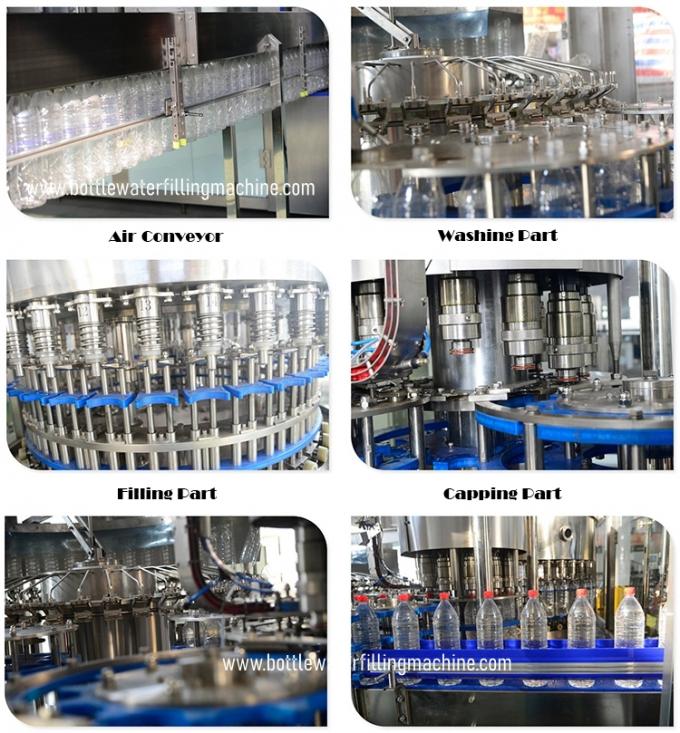 6000BPH 200ml Otomatik Monoblok Plastik Şişe Dolum Makinesi 1