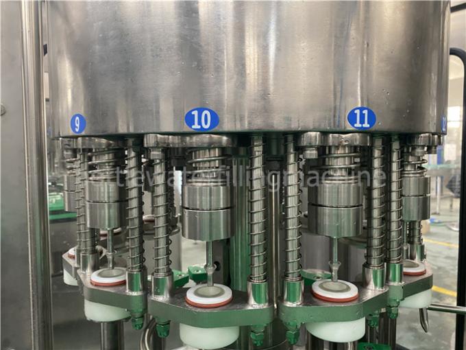4.88kw 350ml 25 Derece Cam Şişe Suyu Dolum Makinesi Rotatif Durulama Taret 1