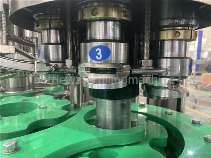 4.88kw 350ml 25 Derece Cam Şişe Suyu Dolum Makinesi Rotatif Durulama Taret 2