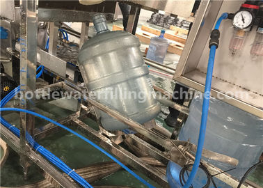 Stainless Steel 304 5 Gallon Water Filling Machine / Bottling Plant With Electric Driven 3.8kw