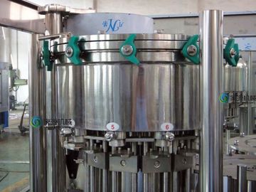 Ectric Carbonated Filling Machine 3000 - 4000BPH , Automatic PET Filling Line