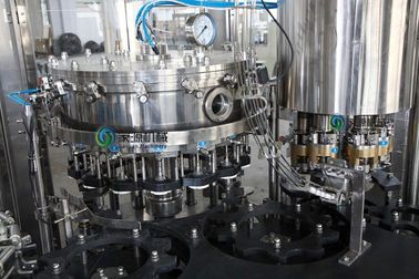 Glass Bottle Aseptic Carbonated Drink Filling Machine with 24 Filling Head
