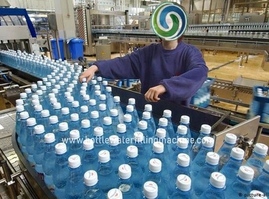 Mineral Pure Drinking Liquid Filling Machines , Automatic Water Bottle Filling System